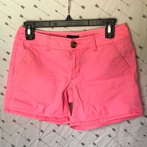 Hot Pink AE Denim Shorts